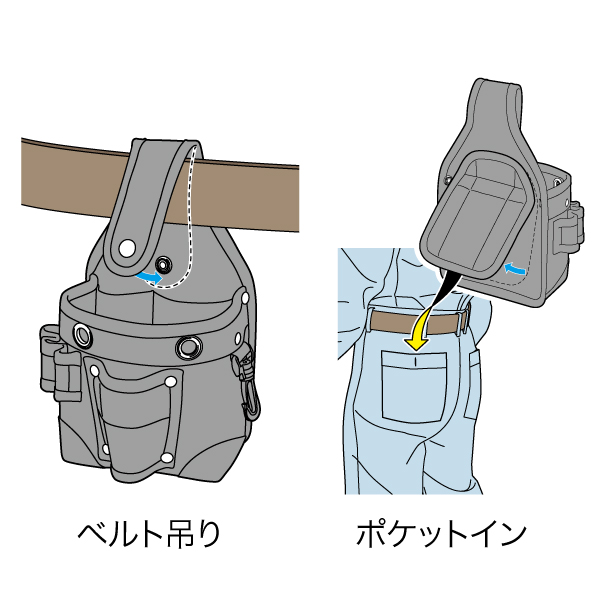 ポケットハイポーチ