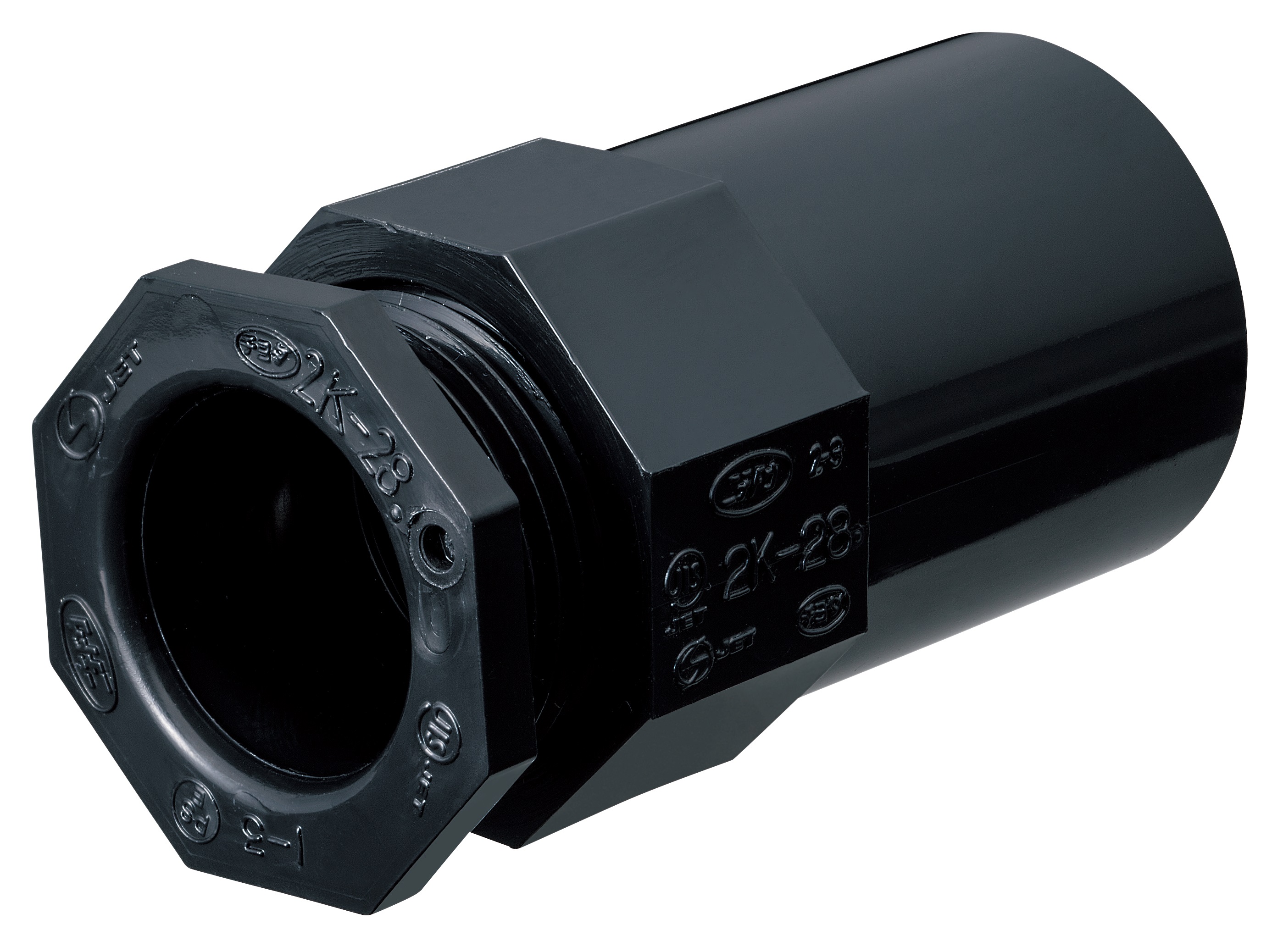 ２号コネクタ３６　硬質高耐候性　ダークブルー