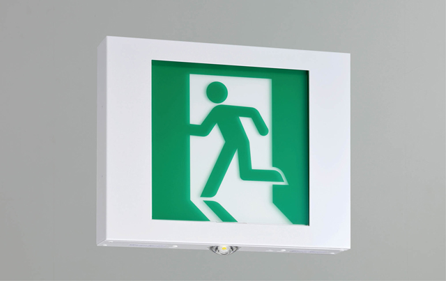 点滅形天壁直付片面誘導灯