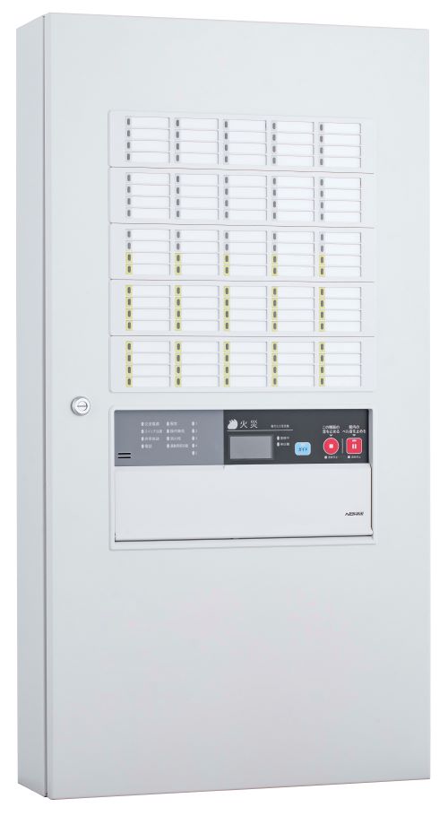 能美　Ｐ型１級１００回線複合受信機（地区別移報付）