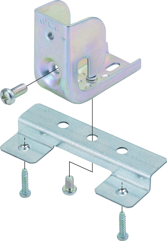 感知器取付金具　リップみぞ形鋼用