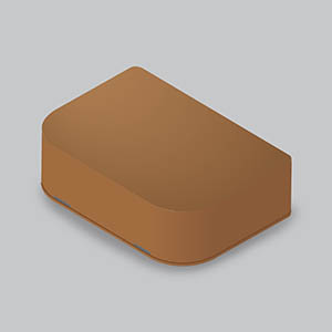 ニュー・エフモール　分岐Ｂ型ブラウン