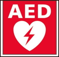 防災設備標示灯パネル　ＡＥＤ