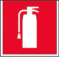 防災設備標示灯パネル　消火器