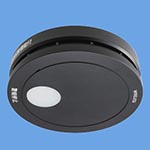 煙当番薄型／電池連動子器あかり付黒色