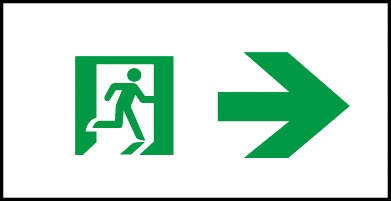 床埋込通路２：１右矢印