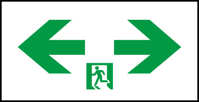 床埋込通路２：１両矢印