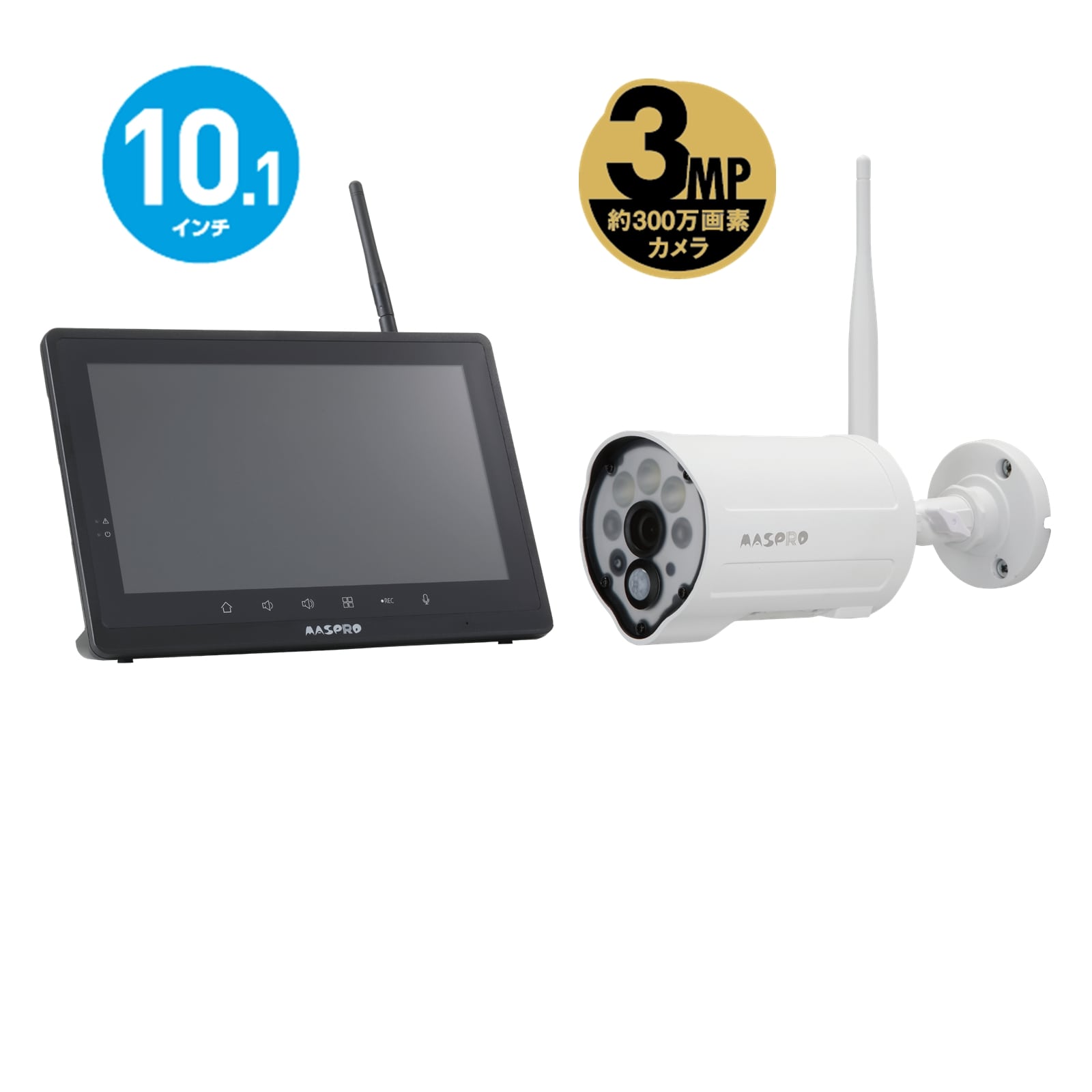ワイヤレスカメラセット